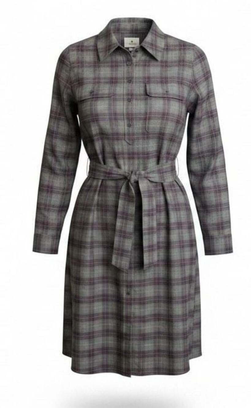 Tuckernuck Nina Dress Winetasting Plaid Size S